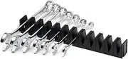 [Toolbox Widget] Modular Wrench Organizer for Tool Drawer Storage | 12 Magnetic Wrench Holders | Organize Your Storage Rack, Workshop and Toolbox For Fast Accountability - 1 Black Tool Holder Kit