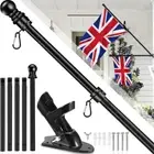 Stainless Steel Flag Pole Kit For Top House Porch Residential