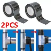 2Pc Pipe Repair Tape Stop Water Leak Burst Plumbers Self Amalgamating Waterproof