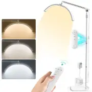 Janolia Floor lamp Lash Light for Eyelash Tech LED Half Moon Light Lash Lamp Esthetician Light Adjustable Brightness 360