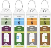 Cruise On Viking Cruise Luggage Tag Holder (4 Pack), Fits All Viking Ships & Tags, Must-Have Cruise Essentials 2025-2026, Durable, Clear Plastic Holders for Secure Travel