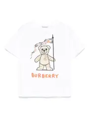 [Burberry Kids] Thomas Bear Cotton T-shirt