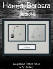 The Jetsons Hand Painted Animation Production Cel Custom Framed I