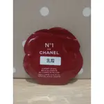 全新 CHANEL 香奈兒 1號紅色山茶花活能乳霜 豐潤乳霜 試用包 試用品 小樣 體驗 試用 旅行組 會員禮 出清