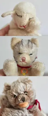 在飛比找Yahoo!奇摩拍賣優惠-【現貨】德國中古毛絨玩具/steiff小動物/小布濃湯玩偶抱