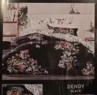 Logan & Mason Dendy Black Quilt Cover Set - QUEEN BED