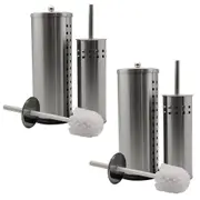 6pc Boxsweden Bathroom/Toilet Roll/Brush Stainless Steel Holder Home/Office Set