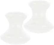 Quartz Mushroom Massage Stone 2 Pack Gua Sha Massage Tool Face Neck Body Scraper Natural Crystal