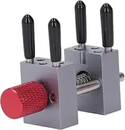 [Eacam] Adjustable Jaw Mini Vise, Wide Application, Multiple Fixing Options with 10 Spare Holes for Model Making, Crafting