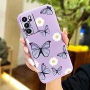 Lulumi-Phone Case for OPPO A16/A16s/A54s, cute colorful Skin feel silicone Durable phone cover mobile case Anti-knock phone protector Dirt-resistant Soft Case phone case Cartoon