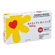 Astrix Aspirin 100mg 112 Tablets Reduce Heart Attacks Strokes Blood Clotting
