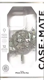 Case-Mate Karat Marble with MagSafe Case - iPhone 15 Pro Max - Clear