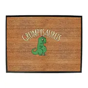 Animal Grumpysaurus Dinosaur - Funny Novelty Doormat Man Cave Floor mat