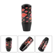 9CM Universal Cloud Black Aluminum + Carbon Fiber Manual Gear Shift Knob