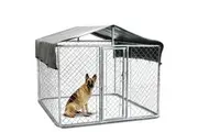 Pet Dog Enclosure Playpen Fence Puppy Run Kennel Exercise Cage Chain Play Pen A4