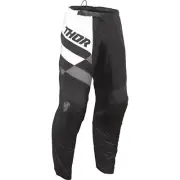 Thor Sector Checker Youth Pants, Black/Grey/White