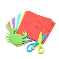 在飛比找Yahoo!奇摩拍賣優惠-【贈品禮品】A4560 兒童剪紙組 創意DIY剪紙遊戲 剪紙