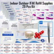 First Aid Kit Military IFAK Medical Supplies for Trauma Gear Preparedness-29 Pc