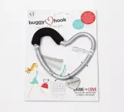 Buggygear Buggy Hook The Bag Hanger Heart Stroller Clip Grocery Cart Hook NEW