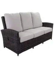 Courtyard Casual Chelshire Silver Recline Sofa
