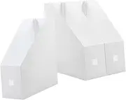 WEKADRIN 3Pcs Plastic File Holder Desktop Organizer Document Rack for Efficient File Storage for Office and Study Desks
