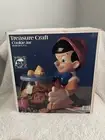 Disney Treasure Craft Pinocchio cookie Jar Cleo On Fishbowl In Original Box