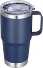 20 Oz Stainless Steel Tumbler with Handle Metal Insulated Coffee Travel Mug