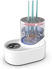 Makeup Brush Cleaner,Ultra Fast USB Make Up Brush Washer and Dryer,3 in 1 Automatic with Brush Machine Makeup Multi- Cleaner