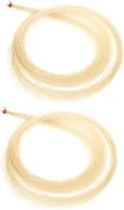 ULDIGI 2pcs Violin Accessories Replacement: Horse Hair For 3/4 Violin Bow - Enhances Playing Experience For Personal Practice And Performances