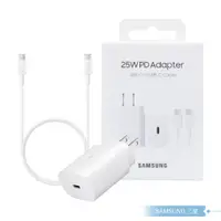 在飛比找PChome24h購物優惠-Samsung三星 原廠 25W 快充旅充組【支援Note 