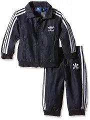 Adidas Originals Firebird Jeans Children Jogger Denim Tracksuit Jump Suit 74