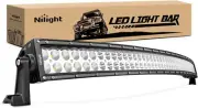 LED Light Bar 42Inch 240W Curved LED Work Light Spot Flood Combo LED Lights Led