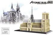 Notre Dame de Paris 3D DIY Model Premium Building Blocks Micro Diamond Bricks
