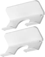 Baluue Hair Dryer Holder Wall Mount Hair Dryer Shelf Hair Dryer Bracket White