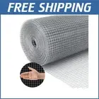 1/2in Galvanized Chicken Wire Fence Roll - Protect Your Poultry & Gardens, 100ft