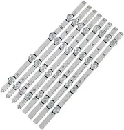 SCPCKZETZN Kit 8PCS LED Backlight Strip Fit for LG 40LF630V 40LF570V INNOTEK 40 DRT4.0 DRT3.0 40 Inch A B SVL400 6916L-0885A 0884A