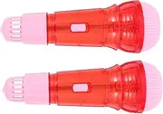 ERINGOGO 2 Pcs Echo Microphone Fun Educational Plastic Mic for Singing Interactive Play Learning Sound Principles Safe for Kindergartens