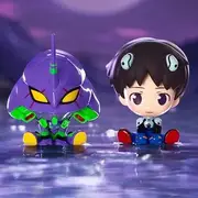 EVANGELION Characters - Have a Seat Series Mini Figure (Blind Box) (8 Types) Single Box (Random Selected) - Height: 3.9-5.2cm
