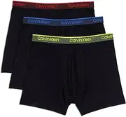 [Calvin Klein] Kids 3 Pack Boxer Brief, Black, 4-5