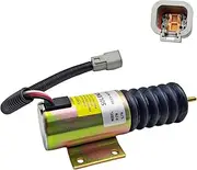 12V 3-Terminal Pull Throttle Solenoid P613-A1V12 Compatible with Trombetta Continuous Duty