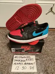 DS 2023 Nike Air Jordan Retro 1 Low Retro OG NC To Chi Women’s Sz 7/Men Sz 5.5