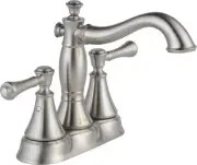 Delta 2597LF-MPU Cassidy Centerset Bathroom Faucet - Brilliance Stainless