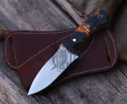 Skinner Hunting Knife with Sheath Outdoor Survival Bowie Sharp Fixed Blade