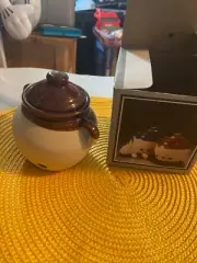 Progressive Gourmet Garlic Keeper Brown Glaze