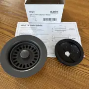 Blanco 441482 4-1/2" Disposal Flange Trim Insert and Strainer, Matte Cinder