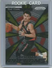 TRAE YOUNG RC 2018-19 PRIZM BASKETBALL ROOKIE EMERGENT CARD #5 ATLANTA HAWKS