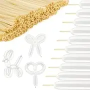 260 Balloons Clear Balloon for Balloons Arch 200PCS Long balloons for Tying balloon Arch balloons Animal BalloonsLatex Balloons DIY Balloon Animal Kit Large Balloonsfor Birthday Graduation Party