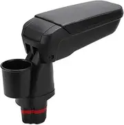 Auto Armrest Box Car Central Armrest Box Storage Case with Water Cup Holder for Mercedes for Smart Fortwo Forfour 453 2015-2019