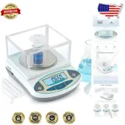 0.01g Accuracy Lab Scale with Windshield - 1000g Capacity for Ideal Measurements