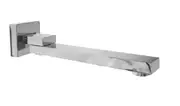 Vellano Elice Square Swivel Bath Spout Chrome